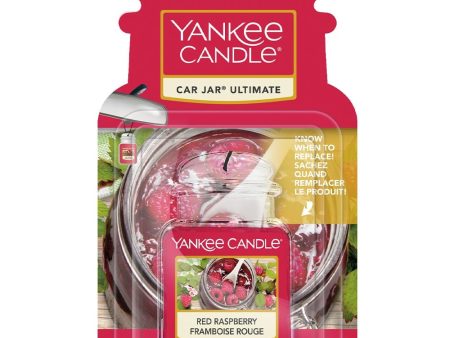 Yankee Candle Red Raspberry Ultimate Car Jar Air Freshener Online now