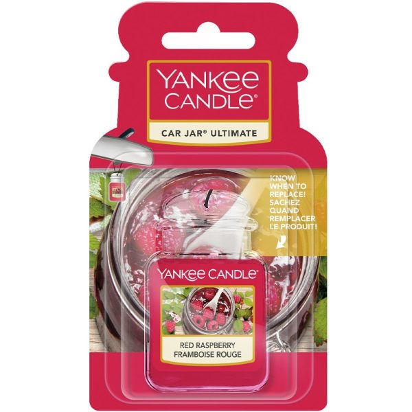 Yankee Candle Red Raspberry Ultimate Car Jar Air Freshener Online now