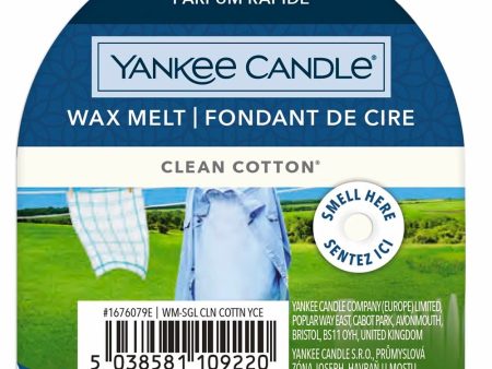 Yankee Candle Clean Cotton Wax Melt For Discount