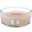 WoodWick White Honey Ellipse Jar Candle For Discount