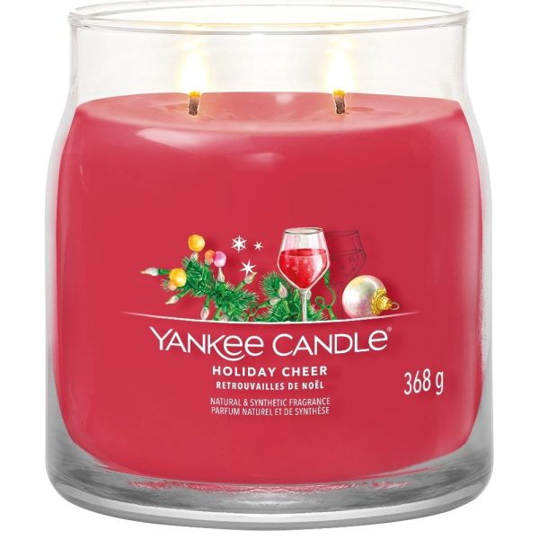 Yankee Candle Holiday Cheer Medium Signature Jar Candle Online Sale