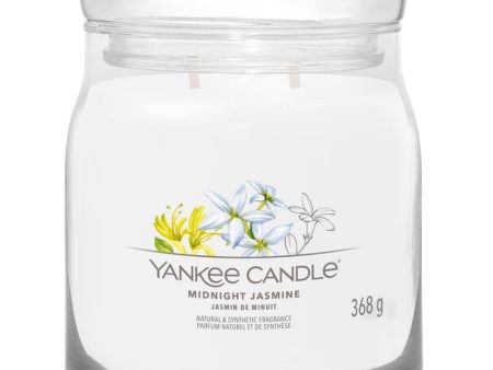 Yankee Candle Midnight Jasmine Medium Signature Jar Candle Supply