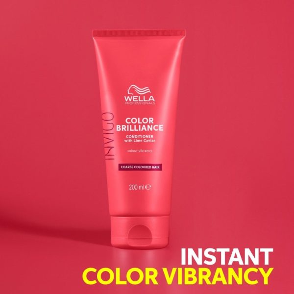 Wella Professionals Invigo Colour Brilliance Vibrant Colour Conditioner Coarse Hair 200ml Cheap