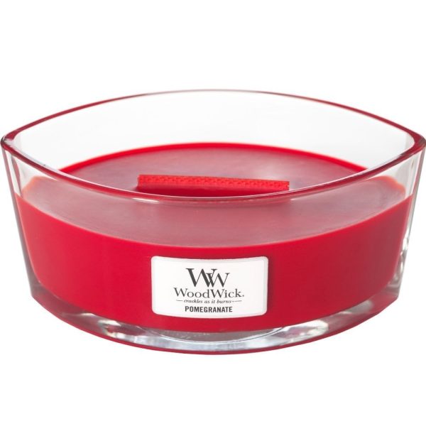 WoodWick Pomegranate Ellipse Jar Candle Discount