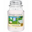 Yankee Candle Clean Cotton Large Jar Candle Fashion