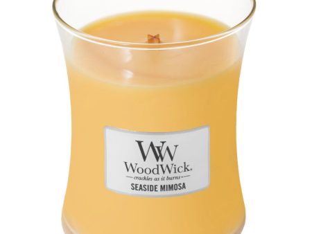 WoodWick Seaside Mimosa Medium Hourglass Jar Candle Online now