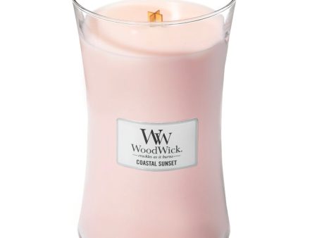 WoodWick Coastal Sunset Large Hourglass Jar Candle Online Sale