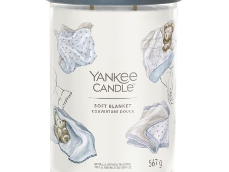 Yankee Candle Soft Blanket Large Signature Tumbler Jar Candle Sale