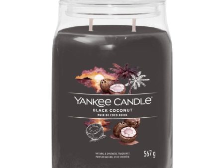 Yankee Candle Black Coconut Large Signature Jar Candle Supply