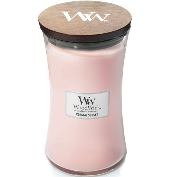 WoodWick Coastal Sunset Large Hourglass Jar Candle Online Sale