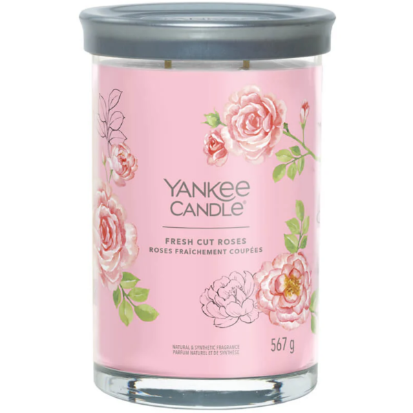 Yankee Candle Fresh Cut Roses Large Signature Tumbler Jar Candle Cheap