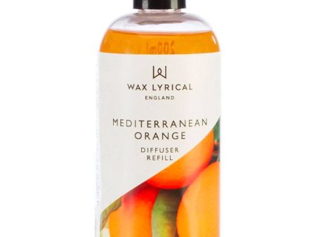 Wax Lyrical Mediterranean Orange Reed Diffuser Refill 200ml Supply