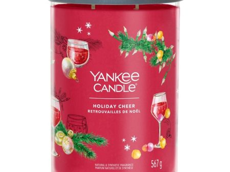 Yankee Candle Holiday Cheer Large Signature Tumbler Jar Candle Online Hot Sale