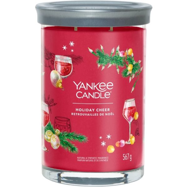 Yankee Candle Holiday Cheer Large Signature Tumbler Jar Candle Online Hot Sale