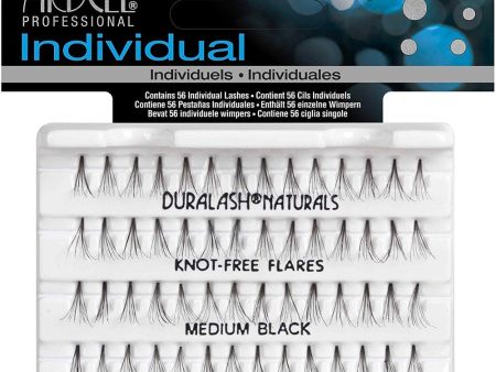 Ardell Professional Duralash Knotted Flares Individual Lashes Medium Black Cheap