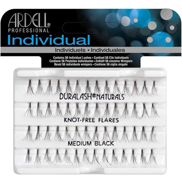 Ardell Professional Duralash Knotted Flares Individual Lashes Medium Black Cheap