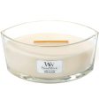 WoodWick Vanilla Bean Ellipse Jar Candle Online now