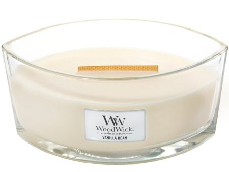 WoodWick Vanilla Bean Ellipse Jar Candle Online now