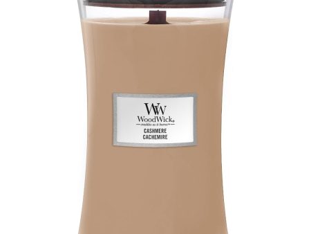 WoodWick Cashmere Large Hourglass Jar Candle Supply