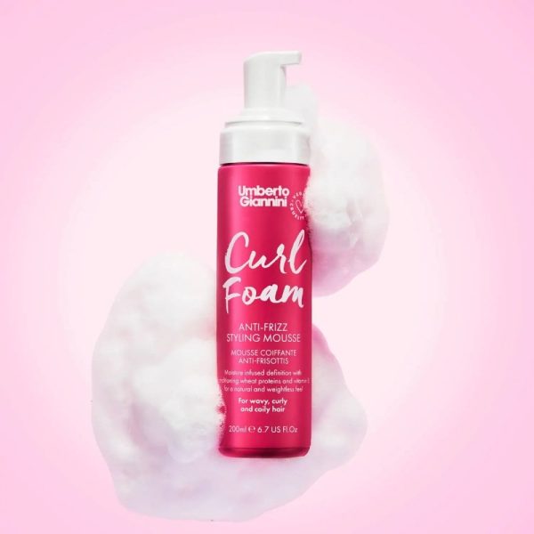 Umberto Giannini Curl Foam Anti-Frizz Styling Mousse 200ml Online now