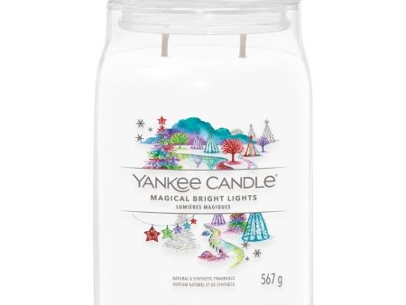 Yankee Candle Magical Bright Lights Large Signature Jar Candle For Sale