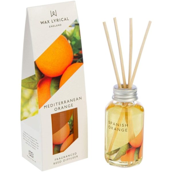 Wax Lyrical Mediterranean Orange Scented Reed Diffuser 40ml Online now