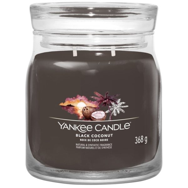 Yankee Candle Black Coconut Medium Signature Jar Candle Sale