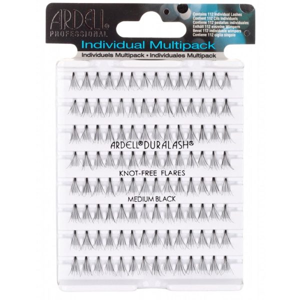 Ardell Professional Multipack Individual Lashes Medium Black 112 Flares Supply