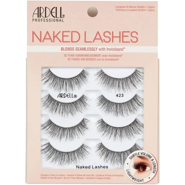 Ardell Professional Multipack Naked Strip Lashes 423 Black 4 Pairs on Sale