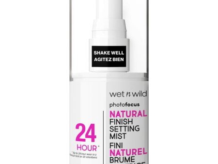 Wet N Wild PhotoFocus Natural Finish Setting Mist 65ml For Discount