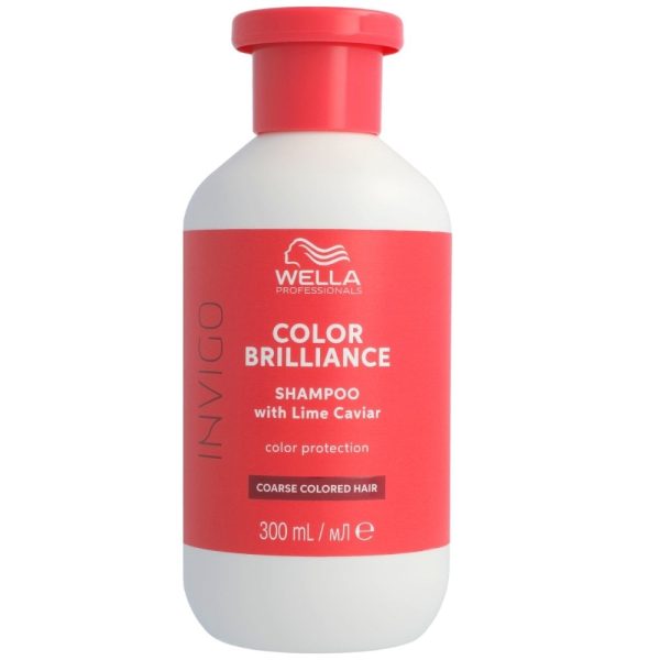 Wella Professionals Invigo Colour Brilliance Vibrant Colour Shampoo Coarse Hair 300ml Supply