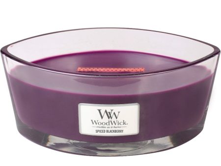 WoodWick Spiced Blackberry Ellipse Jar Candle Discount