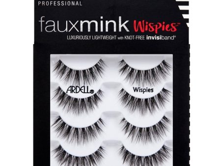 Ardell Professional Multipack Faux Mink Wispies Black 4 Pack Online Hot Sale