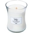 WoodWick Linen Medium Hourglass Jar Candle Online Sale