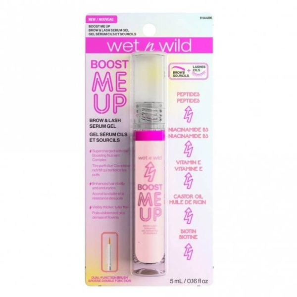 Wet N Wild Boost Me Up Lash & Brow Serum Clear 5ml Sale