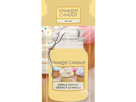 Yankee Candle Vanilla Cupcake Car Jar Air Freshener Fashion