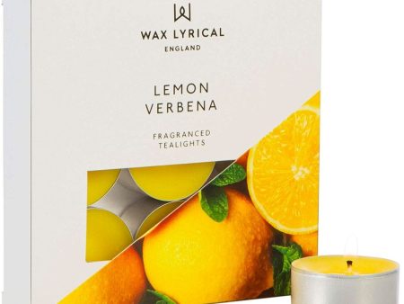 Wax Lyrical Lemon Verbena Tea Lights Pack of 9 Online Hot Sale