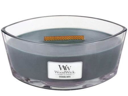 WoodWick Evening Onyx Ellipse Jar Candle Online