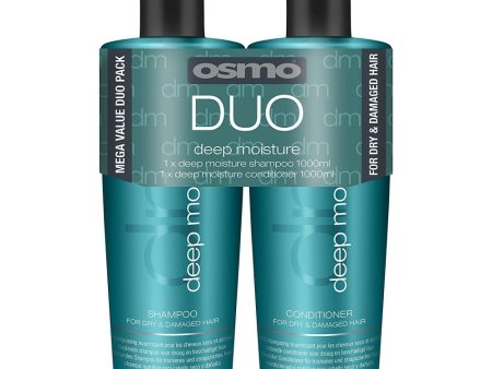 Osmo Deep Moisture Shampoo & Conditioner Twin 2 x 1000ml For Discount