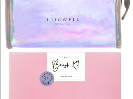 Trigwell Cosmetics 10 Piece Makeup Brush Kit Sale