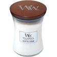 WoodWick White Tea & Jasmine Medium Hourglass Jar Candle Online now