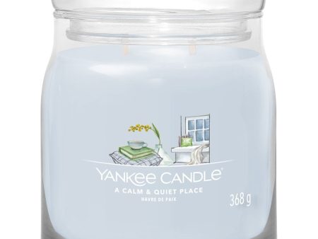 Yankee Candle A Calm & Quiet Place Medium Signature Jar Candle Discount