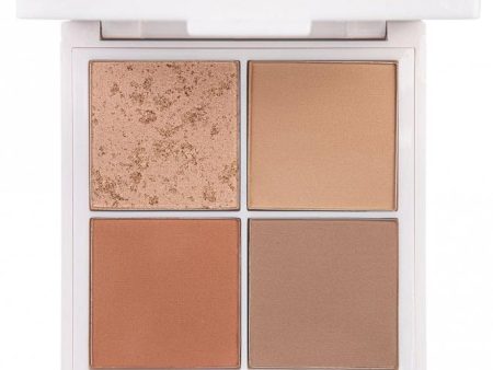 The Beauty Crop 4 Colour Face Blush Palette Coco Bronze Supply