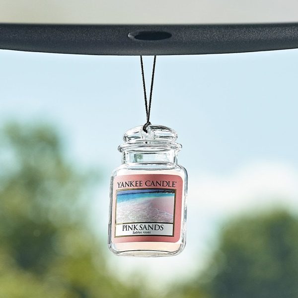 Yankee Candle Pink Sands Ultimate Car Jar Air Freshener For Sale