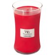 WoodWick Crimson Berries Large Hourglass Jar Candle Online Sale