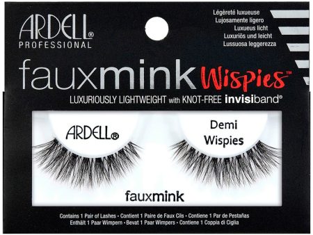 Ardell Professional Faux Mink Strip Lashes Demi Wispies Black For Cheap