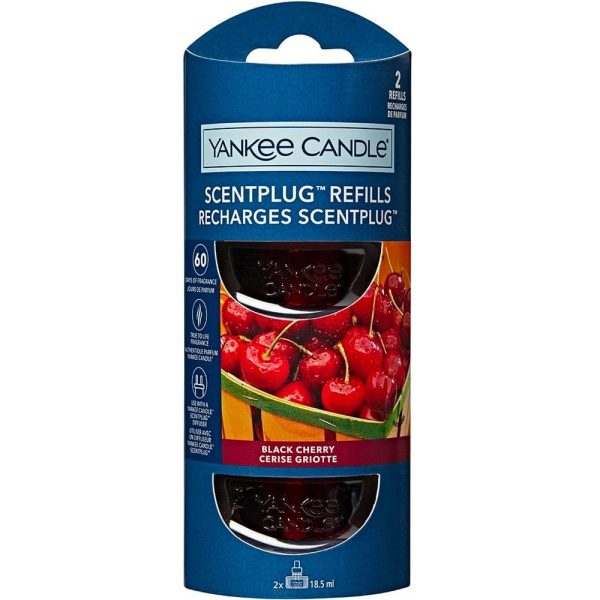 Yankee Candle Scent Plug Refills Black Cherry 2 x 18.5ml Online