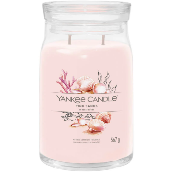 Yankee Candle Pink Sands Large Signature Jar Candle For Sale