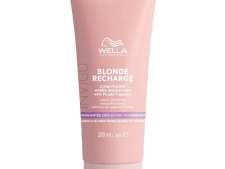 Wella Professionals Invigo Blonde Recharge Cool Blonde Colour Refreshing Conditioner 200ml For Cheap