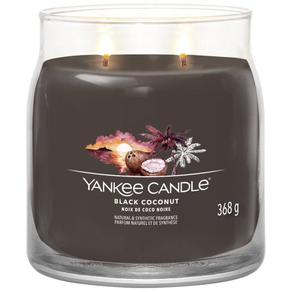 Yankee Candle Black Coconut Medium Signature Jar Candle Sale